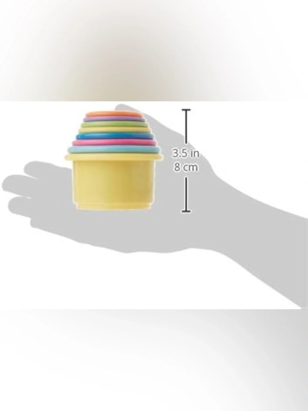 Colorful Stacking Cups Toy - Bright Multi-Color Set for Kids